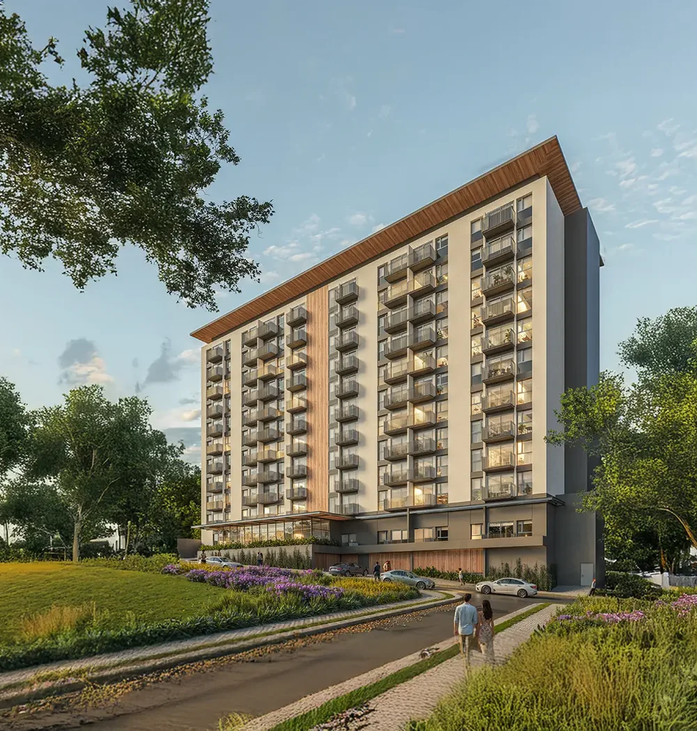 Fachada de Kuatro Condominio